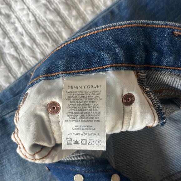 Denim Forum The Yoko High Rise Slim 28L in Size 25 NWOT - Picture 5 of 5